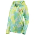 thumbnail image 2 of Women's New Era White Boston Red Sox Tie-Dye Full-Zip Hoodie, 2 of 3