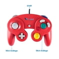 thumbnail image 2 of Control USB Alámbrico Virtual Zone Tipo GameCube Rojo, 2 of 4
