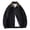 Black, variant on Men Letter Winter Jackets for Men Streetwear Flight Coats
