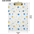 thumbnail image 3 of GZHJMY Wildflowers Clipboard A4 Standard Size Decorative Clipboard with Low Profile Metal Clip for Students Men Women Classroom and Office Whiteboard Clipboards, 3 of 7