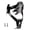 Black, variant on Mosiee Lightweight Bottle Cage for Cycling, Secure Bike Water Bottle Holder White