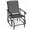 Gray, variant on Costway Outdoor Glider Chair, Porch Glider with Metal Frame & Armrests for Deck Poolside