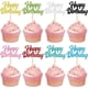 thumbnail image 1 of 24 adornos para cupcakes de feliz cumpleaños, palitos con purpurina para cupcakes de cumpleaños, adornos para tartas de cumpleaños, palillos de comida, 1 of 7