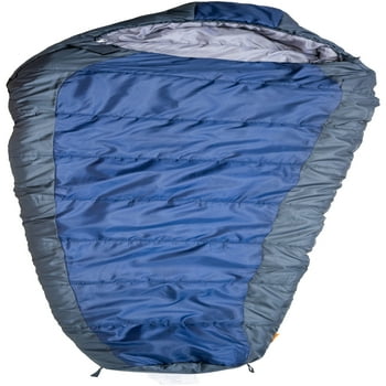 Ozark Trail 30F with Soft Liner Camping Mummy ing Bag for Adults, Blue