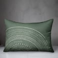thumbnail image 3 of Creative Products Green Circle Dot Pattern 14x20 Indoor / Outdoor Pillow, 3 of 3