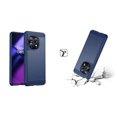 thumbnail image 2 of BD Flexible Cover Designed for OnePlus 11 5G Case - (Dark Navy Blue) Slim TPU Armor Carbon Fiber Case with 15W Magnetic High Powered Fast Charging Wireless Charger, 2 of 4