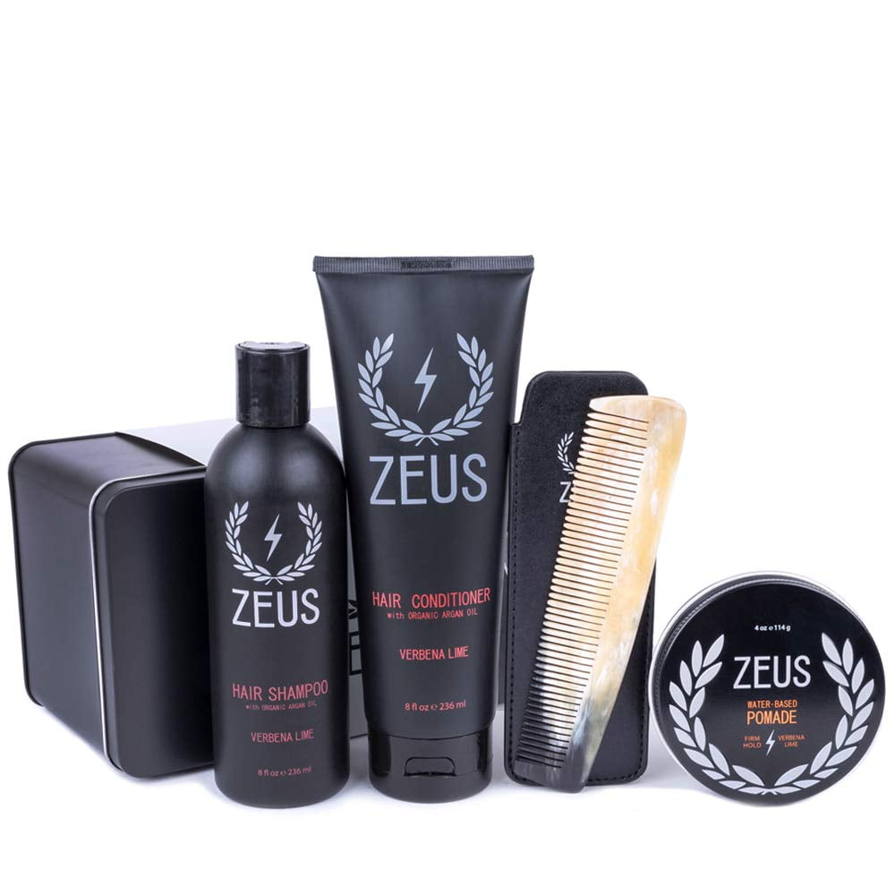 ZEUS Hair Care Set for Men Hair Shampoo, Hair Conditioner, Natural