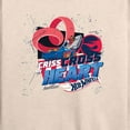 thumbnail image 3 of Hot Wheels - Criss Cross Heart - Ladies French Terry Long Sleeve Shirt, 3 of 5