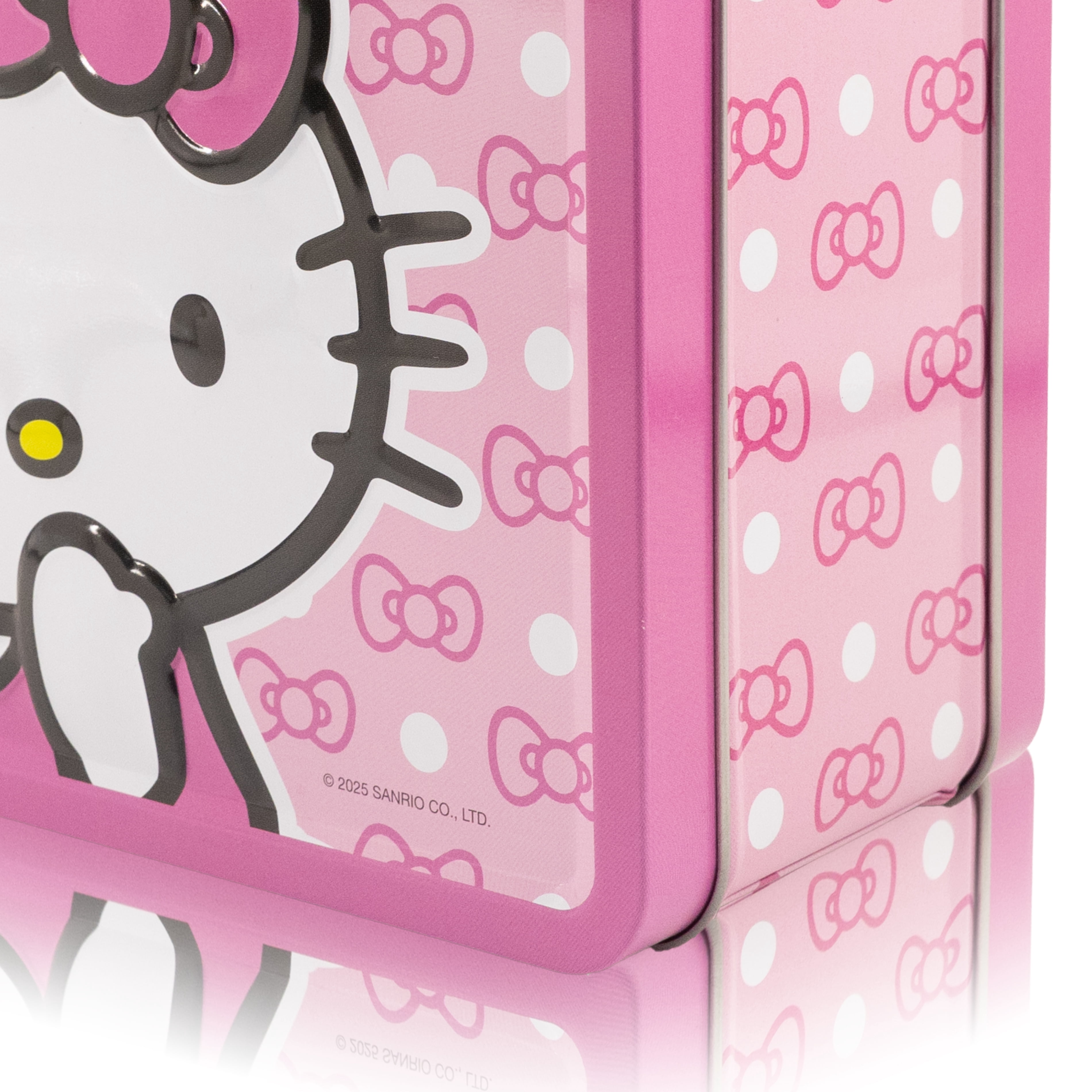 Fast Forward Sanrio Hello Kitty Lunch Box for Kids | Hello Kitty Tin Lunchbag for Girls, Unisex | Tin Lunchbox Storage, Toddler Snack Box, Bookbag Accessory | Ages 3+