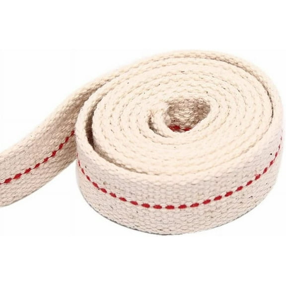 6' Foot Oil Lamp Flat Wick, 1" Inch Wide Cotton Lantern Wick Oil Lantern for Kerosene Lamps & Paraffin Oil Wick (6 Foot Roll)