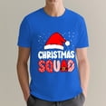 thumbnail image 4 of OdeJous Christmas Squads Family Group Matching Christmas Party Pajama T-Shirt, Blue Large, 4 of 5