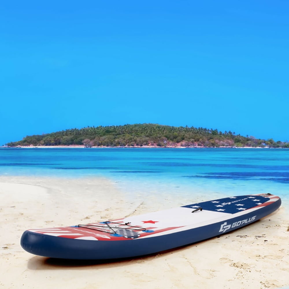 Aimee Lii 11 Feet Inflatable Stand up Paddle Board with 3 Fins Thruster, Outdoor Exercise for Sports Lovers