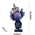100Fens Halloween Decorations Garden Decor Owl Statues Fall Decorations
