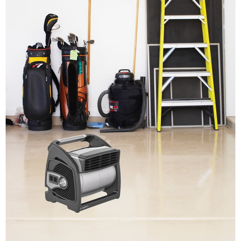 Lasko Max Performance Pivoting Utility Blower Floor Fan with Accessory  Outlet, U15701, Black - Walmart.com