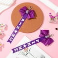 thumbnail image 4 of Pawsdot Cute Purple Rhinestone Bow Keychain for Bags and Backpacks 2Pcs, 4 of 4