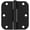 Black, variant on National Hardware Squeak Guard Hinges 5/8 In. Radius Round Corner 3-Pack in Matte Black