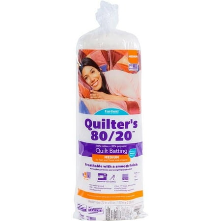Fairfield 72 x 90 in. Unbleached Quilt Batting