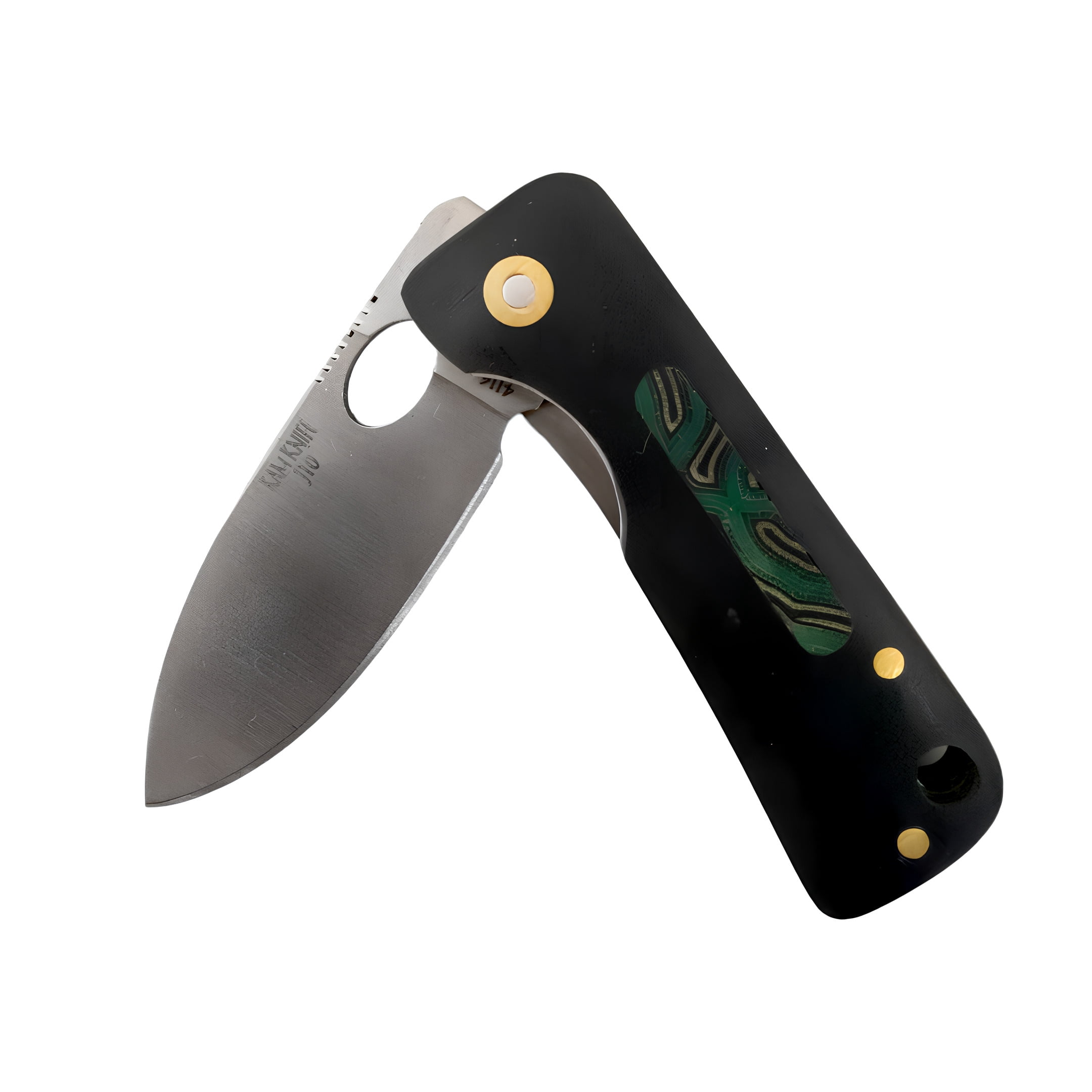Kam Knife – Inside Lock Pocket Knife Survival EDC Knife with 2.75" Micarta Handle Camping Knife; Small Hunting Knife Perfect for Outdoors, Camping and Hiking