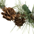 thumbnail image 2 of Vickerman 9' Mixed Country Pine Artificial Christmas Garland, Clear Dura-lit Incandescent Lights, 2 of 2