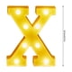 thumbnail image 3 of Xihbxyly Luces Led con Alfabeto, Diseño de Mensaje Personalizable, Bombillas Led Brillantes de Bajo Consumo, Fácil Instalación En Paredes o Ventanas, Decoración para Fiestas y Bodas, Funciona con Pil, 3 of 5