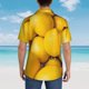thumbnail image 4 of Fotbe Ripe Yellow Lemon Camisa Hawaiana para Hombre Unisex – Camisa Casual de Verano con Botones de Manga Corta de Algodón y Lino,X-Large, 4 of 7