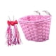 thumbnail image 4 of Cesta de bicicleta para niños, cesta de manillar con 2 cintas, accesorios desmontables, cesta de bicicleta para montar, deportes, compras, niñas y Cesta rosa, 4 of 8