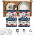 thumbnail image 5 of Independence Day Kitchen Towels Set of 1, Blue Truck Firework Star Blue Red Flag Absorbent Dish Towels for Kitchen, Microfiber Hand Towel, Quick Drying Tea Towel for Cleaning Decorative Dishcloths, 5 of 7