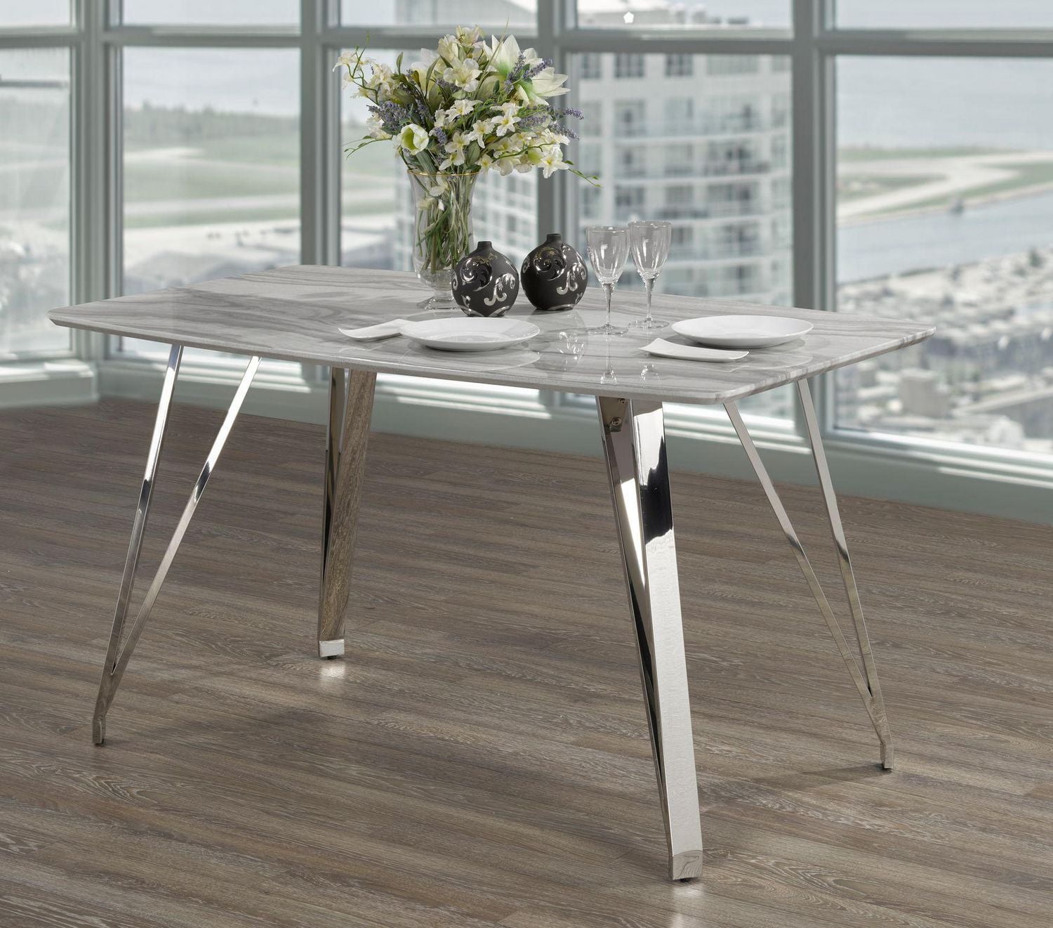 Table à Manger Ella, Argent