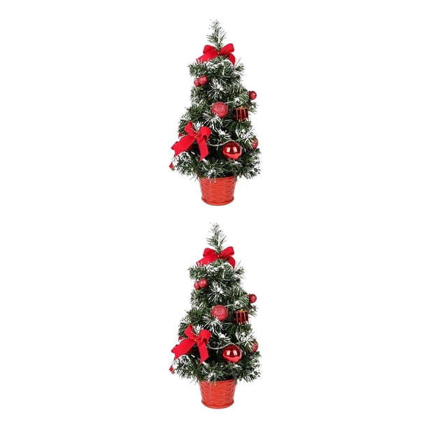 Bewildely Centro de de Navidad LED árbol luz escritorio hogar dormitorio decorativo familia fiesta noche lámpara vida al aire libre decoración Type1 NO1