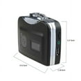 thumbnail image 5 of RIWPKFH Portable Cassette Player MP3 Converter USB Flash Drive Standalone Compact Design, 5 of 6