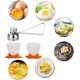 thumbnail image 4 of 6 pieces egg cup funny egg cup set egg cup set egg stand egg holder for baking, breakfast, dessert, 4 of 5