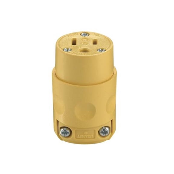 Leviton Mfg C30-515CV-000 Commercial Grade Straight Blade Connectors