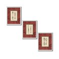 thumbnail image 1 of Lovely French Fork, Spoon, and Knife Set; Kitchen Decor; 3 8X10 Poster Prints; Three 8x10 in White Framed Prints, Ready to Hang! Red/Tan/Grey, 1 of 1