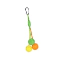 thumbnail image 3 of Pelota de cuerda de sisal para gatos, juguete rascador, pelota para perseguir, suministros ecológicos para mascotas, masticable amarillo naranja verde, 3 of 9
