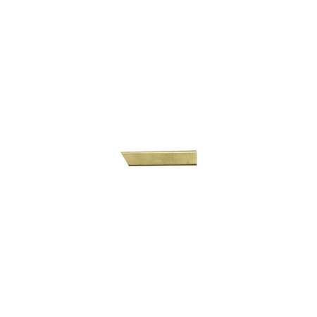 MACs Auto Parts Premier  Products 16-55017 Model T Ford Firewall Moulding - Brass - 3/4 Flat Surface With Lip - 78