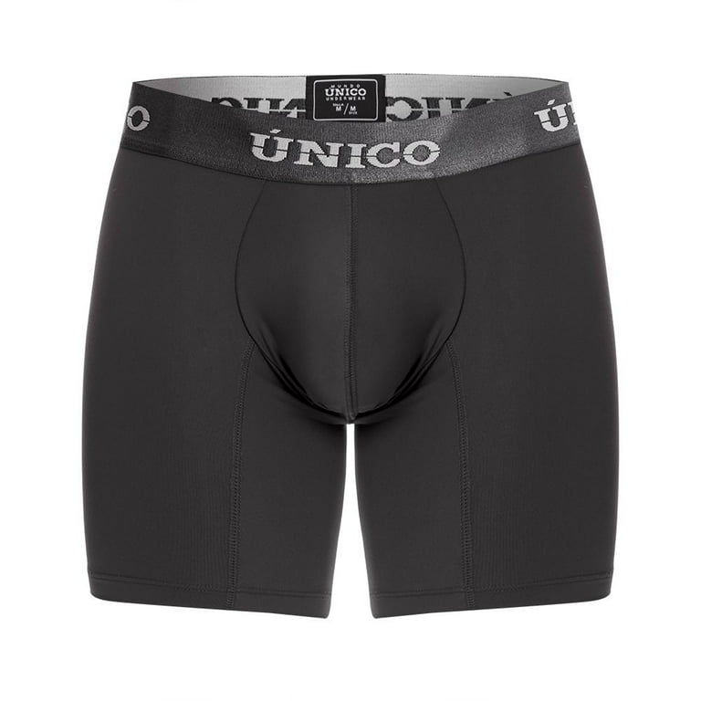 Unico 22120100208 Asfalto M22 Boxer Briefs Color 96-Dark Gray Size