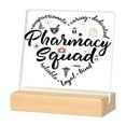 thumbnail image 1 of Modern Home Decor, Back To School Acrylic Desk Decor Inspirational Motivational Stand with Base Cute Study Room Decor for Students, 1 of 8