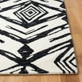 thumbnail image 3 of SAFAVIEH Metro Syeda Diamond Runner Rug, Black/Ivory, 2'3" x 9', 3 of 7