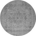 thumbnail image 1 of Ahgly Company Indoor Round Oriental Gray Industrial Area Rugs, 6' Round, 1 of 4