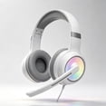 thumbnail image 2 of Wired Gaming Headset with Microphone, Dynamic RGB Light , Soft earcups, 3.5mm jack connection, Passive noise canceling, Plug-and-play on PC, PS4, PS5, and Xbox, 2 of 9