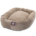 thumbnail image 4 of Majestic Pet Villa Velvet Bagel Pet Bed for Dogs, Calming Dog Bed Washable, Extra Large, Pearl, 4 of 6