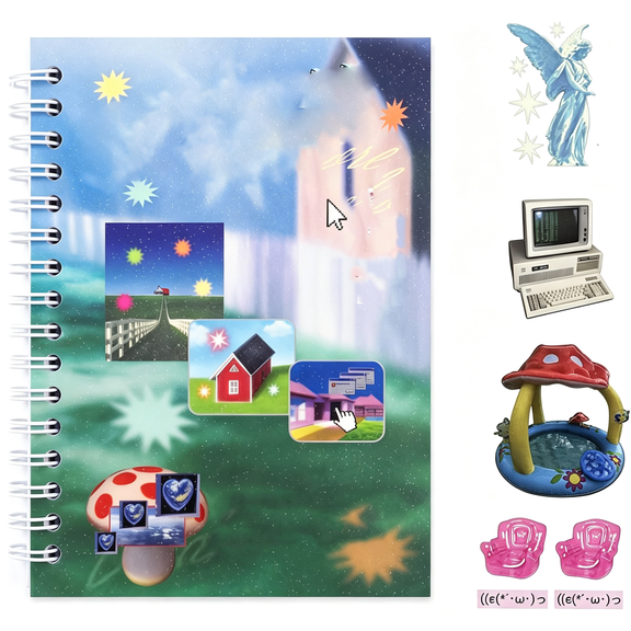 KAISA 800 Japanese Sticker Book for Scrapbooking,30 Sheets Dreamcore Japanese Stickers for Scrapbook Supplies,Journaling,Junk Journal Decor,Diy Crafts,Planner,Gift