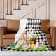 thumbnail image 4 of Manta de franela con temática de Pascua, conejito y huevos de colores, suave y cómoda, ideal para decorar el hogar y regalar en Navidad., 4 of 6