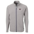 thumbnail image 2 of Men's Cutter & Buck  Gray Arkansas Razorbacks Adapt Eco Knit Hybrid Recycled Full-Zip Jacket, 2 of 3