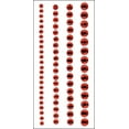 thumbnail image 2 of Mark Richards Crystal Stickers Elements 3-6mm Assorted 76/Pk-Round - Red, 2 of 2