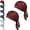 Red, variant on Cooling Skull Cap Helmet Liner, Bandana Cap, Elastic Cycling Sports Cap, Breathable Sweat Wicking Head Scarf
