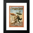 thumbnail image 2 of H.C. Miner Litho. Co. 11x14 Black Modern Framed Museum Art Print Titled - A Musical Farce Comedy, the Air Ship by J.M. Gaites. (1898), 2 of 5
