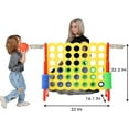 thumbnail image 4 of Open Box SDADI Giant 33 Inch 4-In-A-Row Game and Basketball Game for Kids, 4 of 4