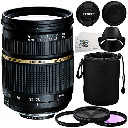 Tamron Af 28 75mm F 2 8 Xr Di Ld Aspherical If Autofocus Lens For Canon Dslr 5 Piece Essentials Accessory Kit Walmart Com Walmart Com