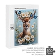 thumbnail image 6 of Cute Reindeer Jigsaw Puzzle, 500 Pieces, 20.5"x15.0" – Features Woodland Animal – Challenging, Perfect for Family Fun – Fun Indoor Activity, 6 of 8